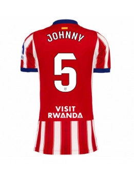 Ženski Nogometna dresi replika Atletico Madrid Johnny Cardoso #5 Domači 2026-27 Kratek rokav Ženski Nogometna dresi replika Atletico Madrid Johnny Cardoso #5 Domači 2026-27 Kratek rokav